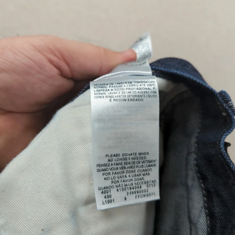 Levis Jeans Mens 40x32‎ Blue 569 Loose Baggy Relaxed Flap Pocket Casual